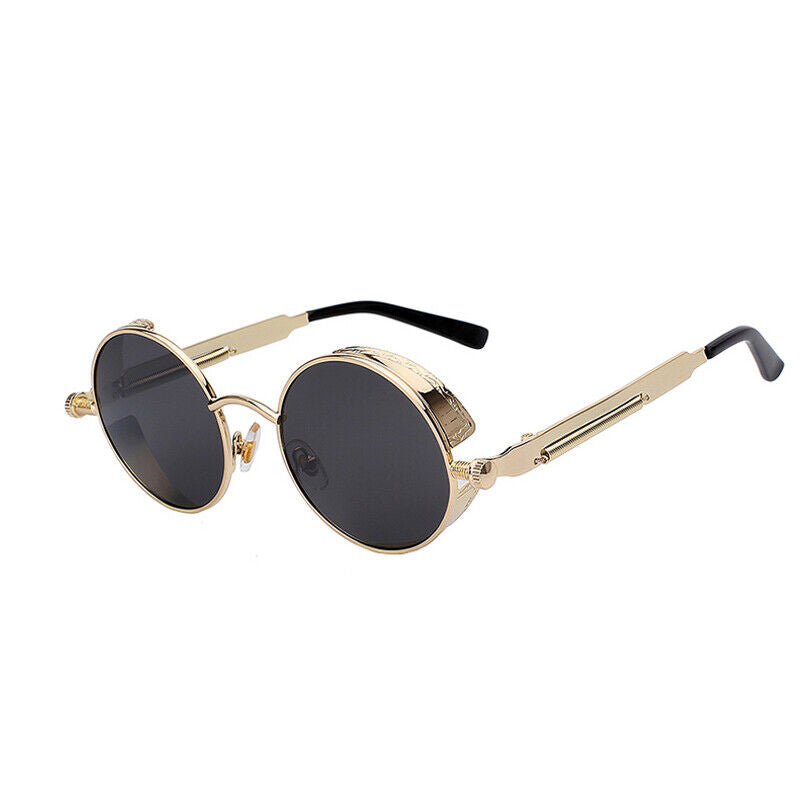 Ironclad™ Steampunk Round Sunglasses